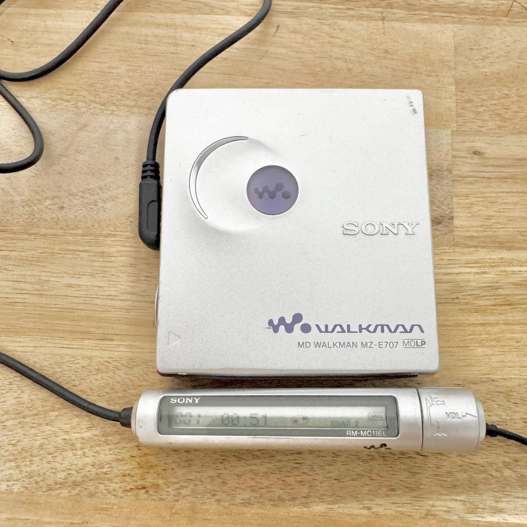 SONY MD WALKMAN MZ-E707 レトロ 希少品