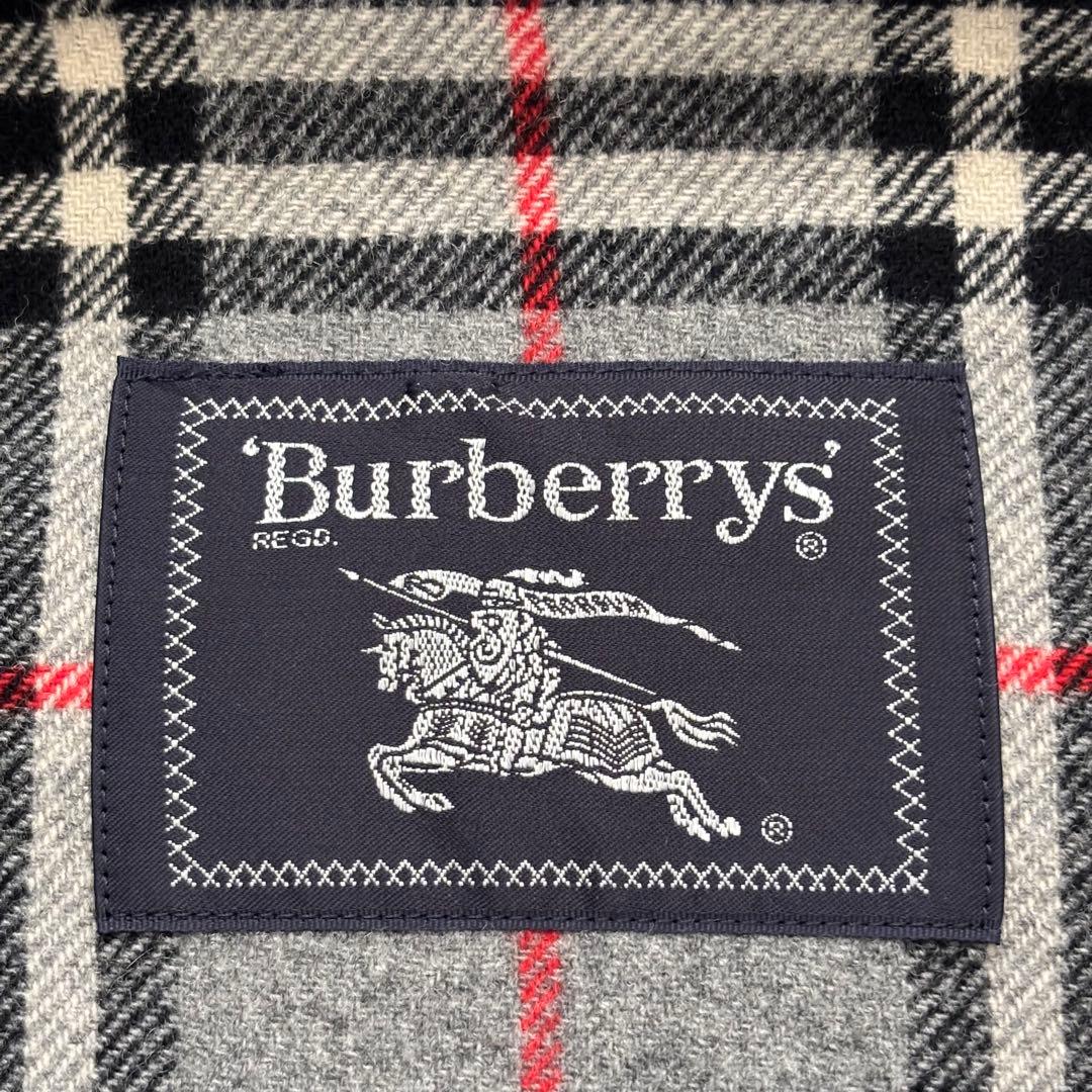 BURBERRY バーバリー ノバチェック ウール×カシミヤ ダッフルコート