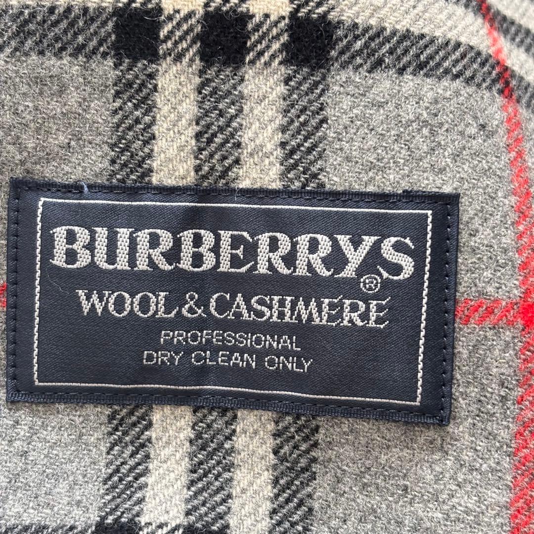 BURBERRY バーバリー ノバチェック ウール×カシミヤ ダッフルコート
