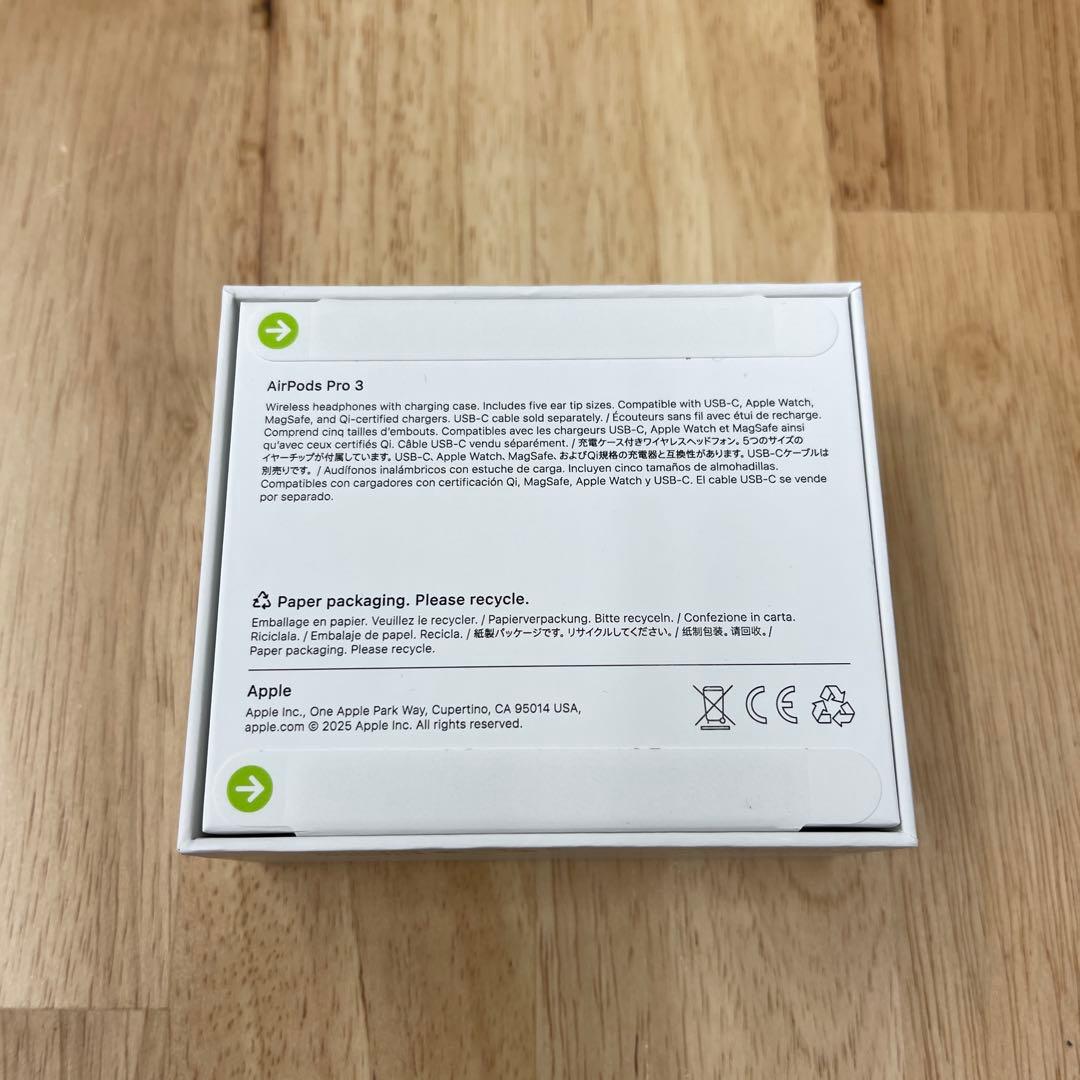 新品、未開封 AirPods Pro3 MFHP4J/A 2025モデル送料無料