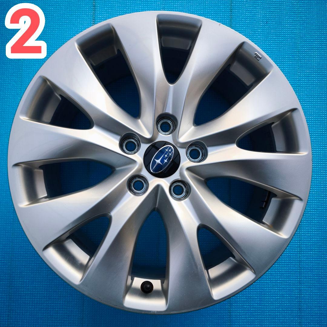 スバル純正　17インチホイール　7.5J+55 PCD114.3 レガシィ純正