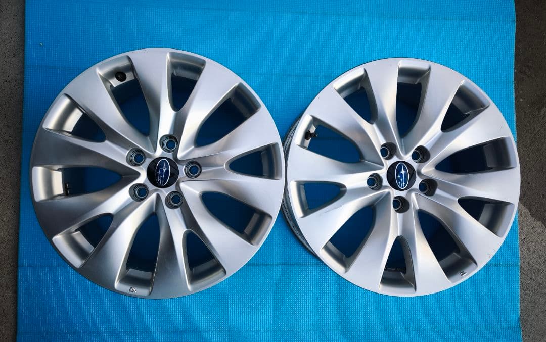 スバル純正　17インチホイール　7.5J+55 PCD114.3 レガシィ純正