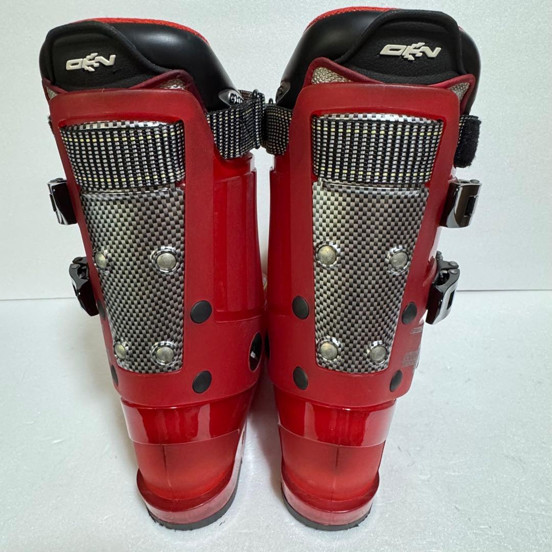 297mm 25cmゲン ファクトリー スキー用ブーツ 赤色レッド初心者格安