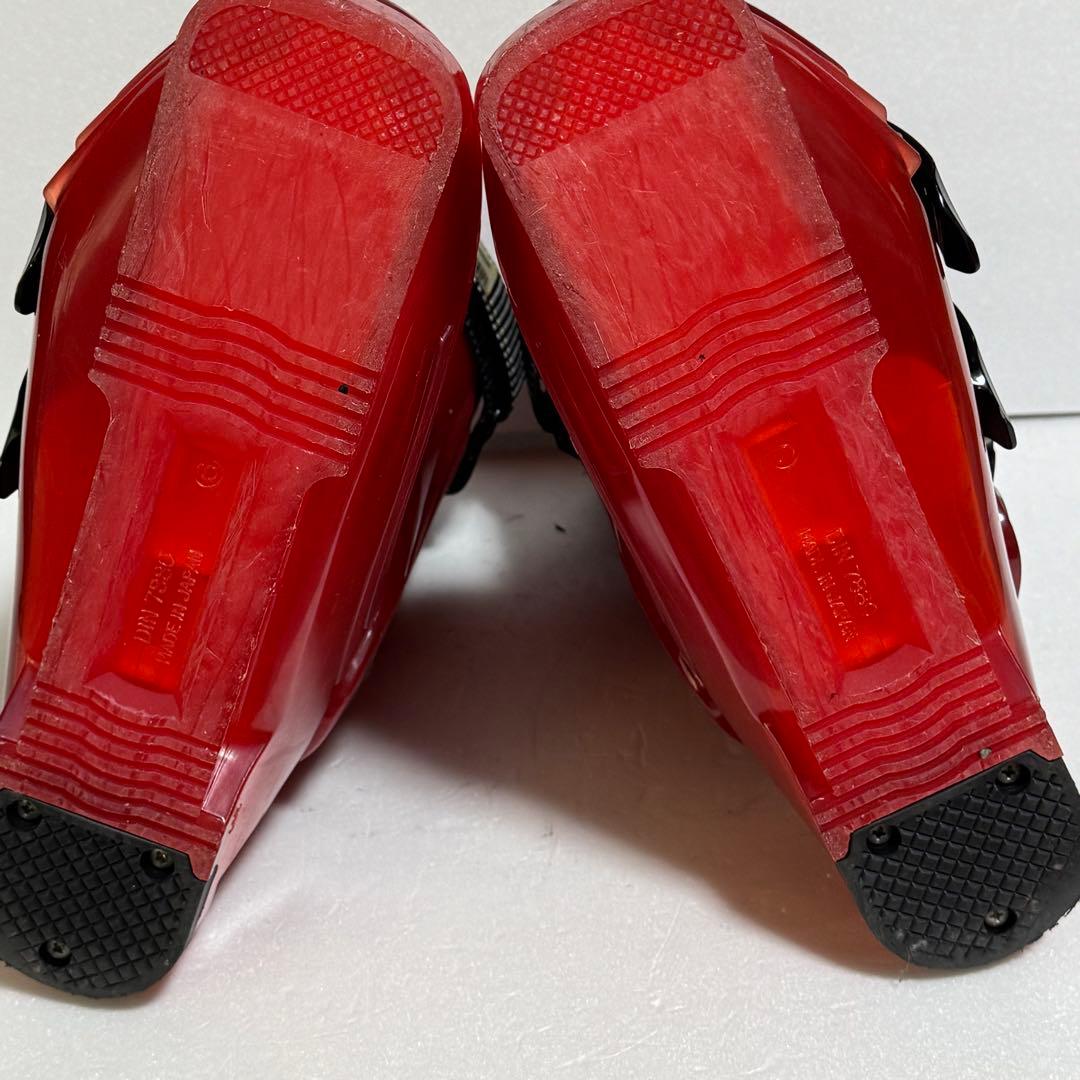 297mm 25cmゲン ファクトリー スキー用ブーツ 赤色レッド初心者格安