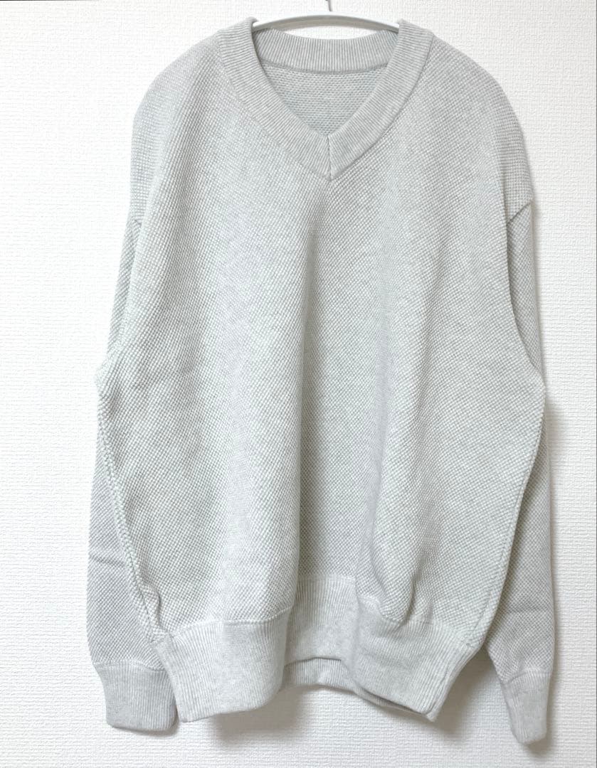 極美品　クレプスキュール　Moss Stitch V-Neck Pullover