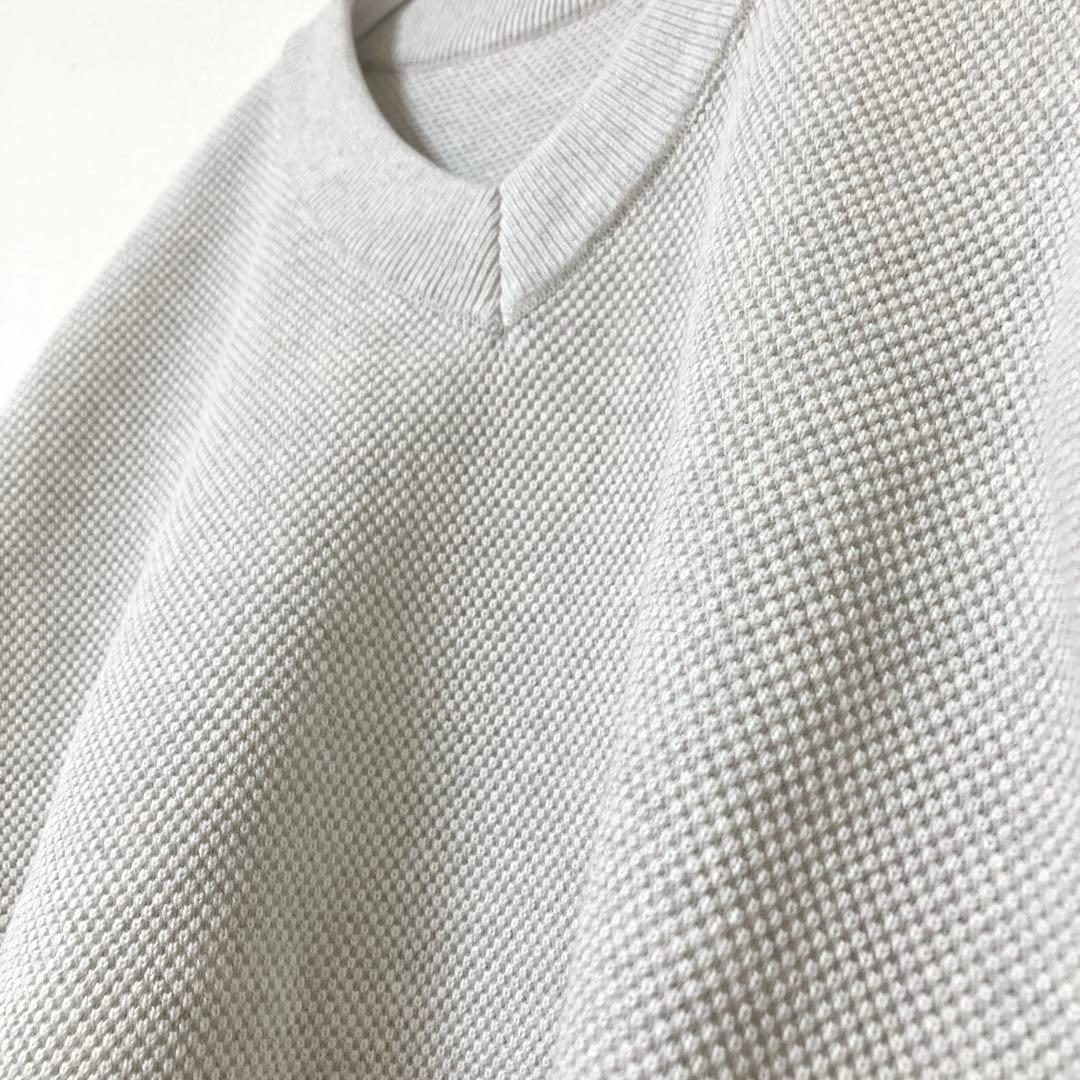 極美品　クレプスキュール　Moss Stitch V-Neck Pullover