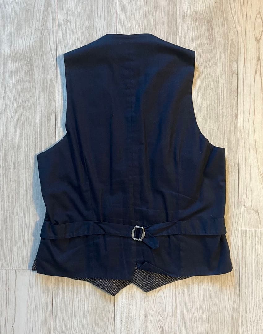 LARDINI ダブルブレスト ツイード ベスト S