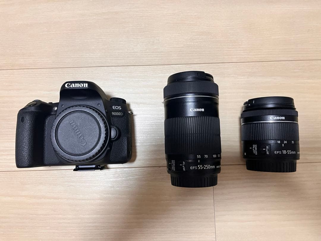 Canon EOS 9000D ダブルズームレンズ｜箱なし｜説明書あり｜美品