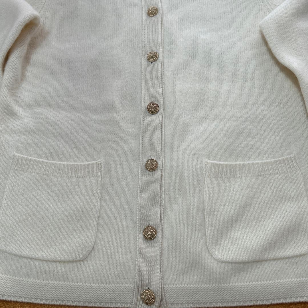 ダーマコレクション カシミヤ100%カーディガン