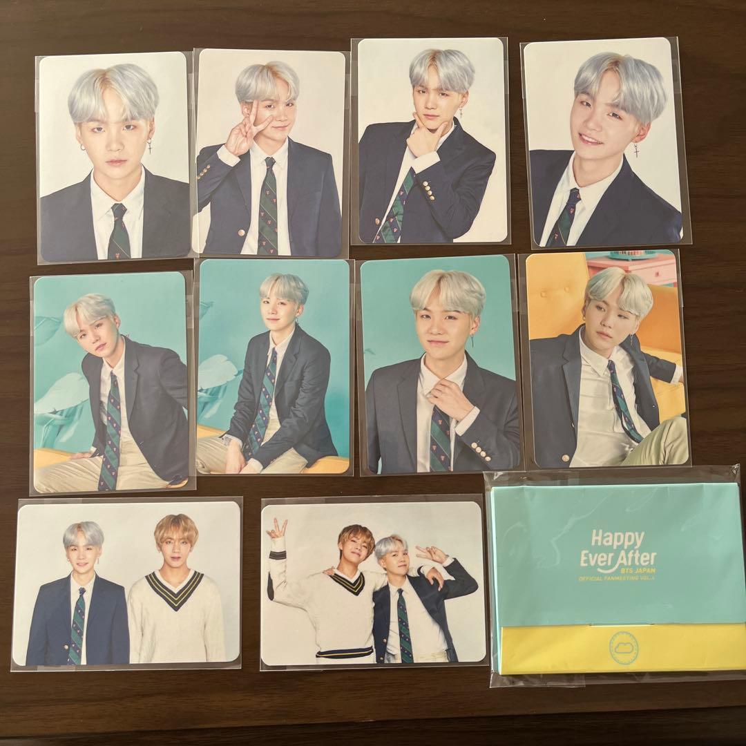 BTS 日本　4th ファンミ　ハピエバ　ミニフォト　ユンギ　コンプ