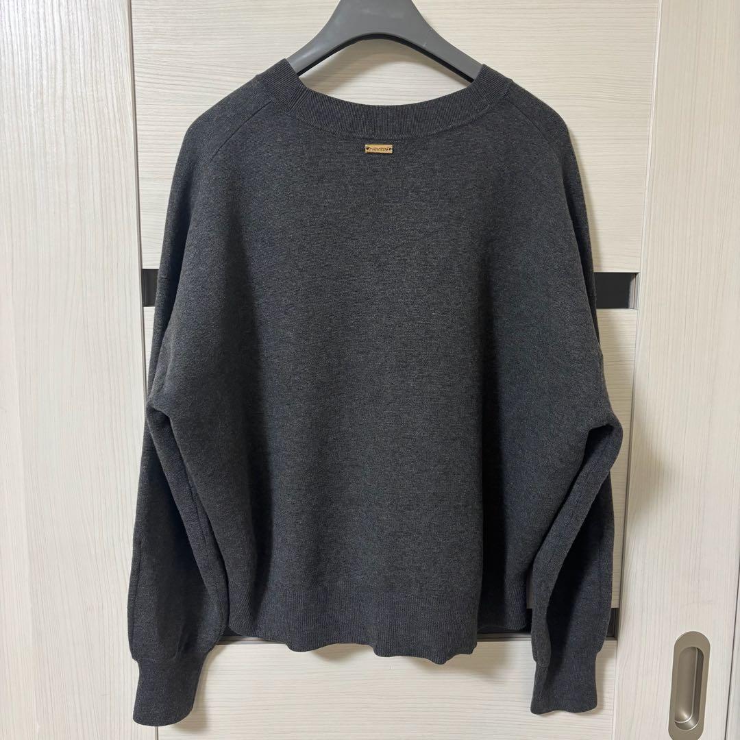 極美品⭐︎Mica &deal カーディガン　ダークグレー