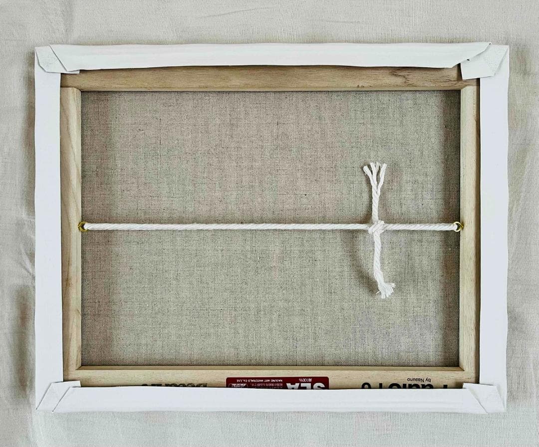 油彩画　原画「キラメク木漏れ日」アート　絵画 32×41㎝ F6　キャンバス