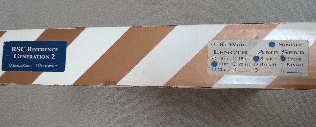 Tara Labs RSC 　Gen2　スピーカーケーブル