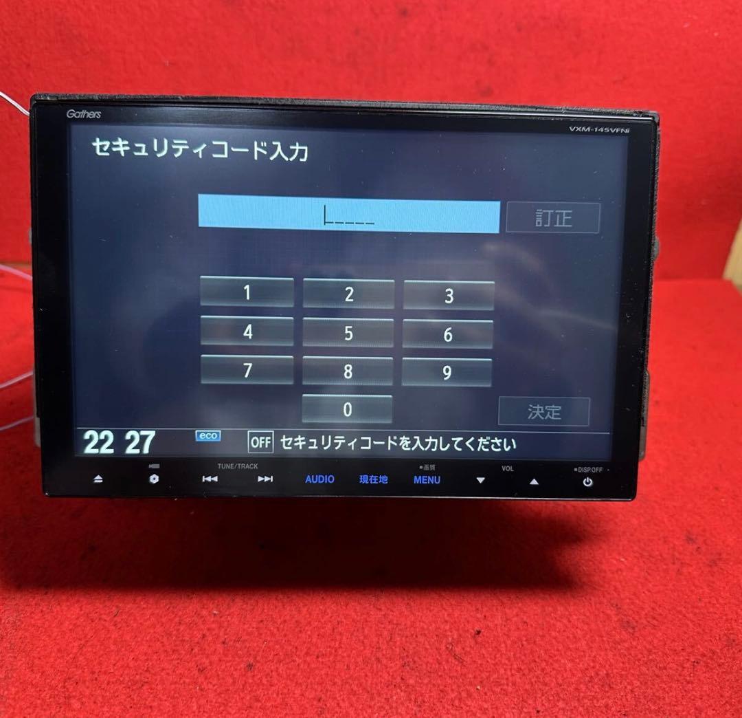 ホンダ純正 Gathers ナビ VXM-145VFNi セキュリティ
