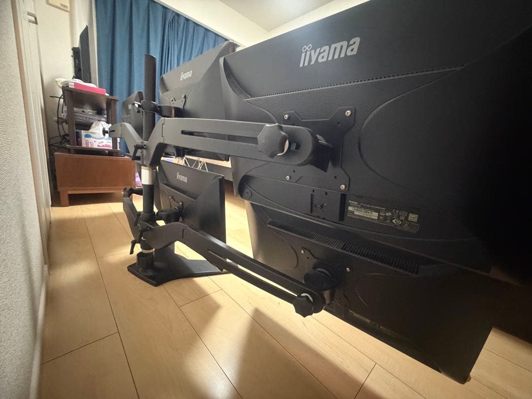 ProLite E2280HS 6台セット モニター本体 モニターアームセット