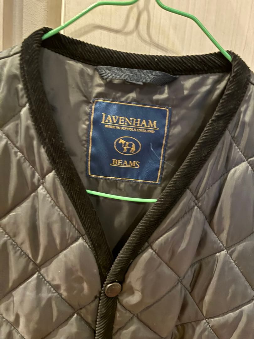 【人気】LAVENHAM BEAMS キルティングベスト別注 Gilet