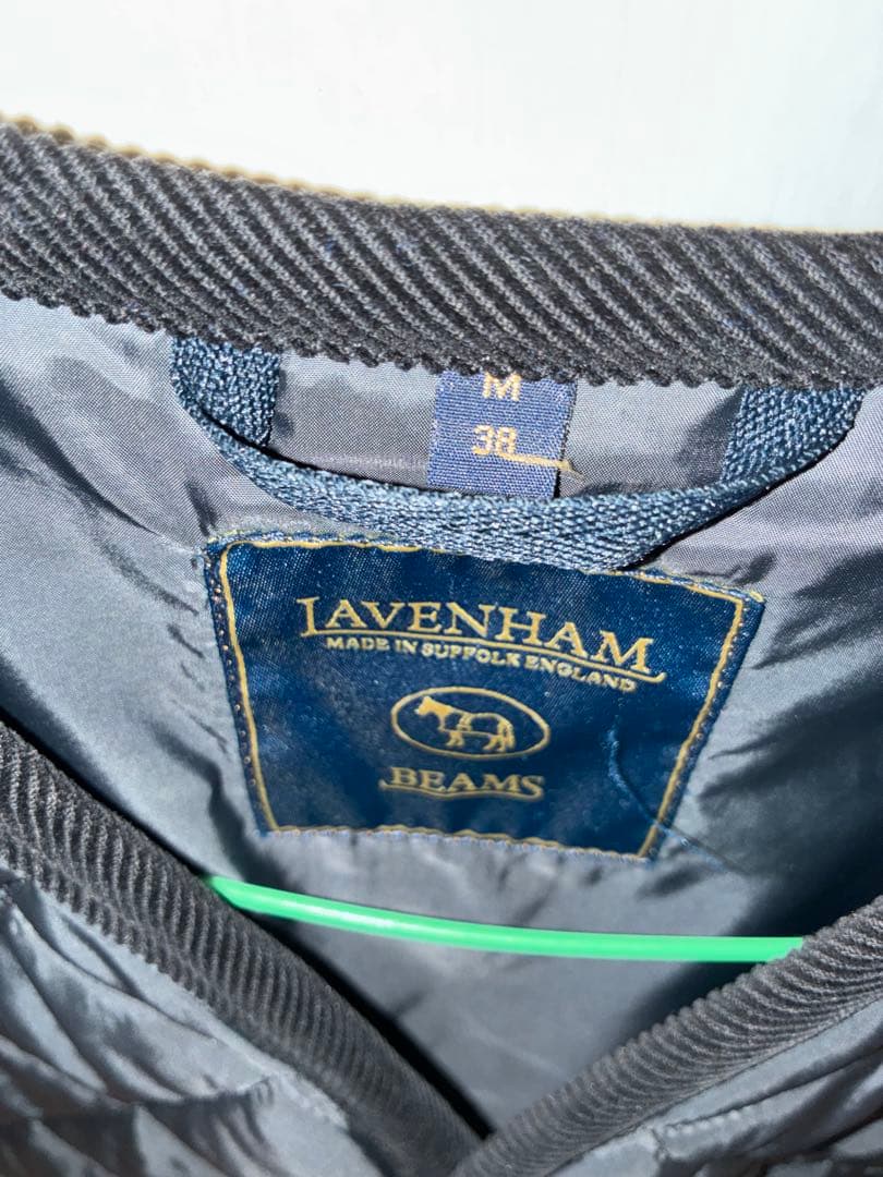 【人気】LAVENHAM BEAMS キルティングベスト別注 Gilet
