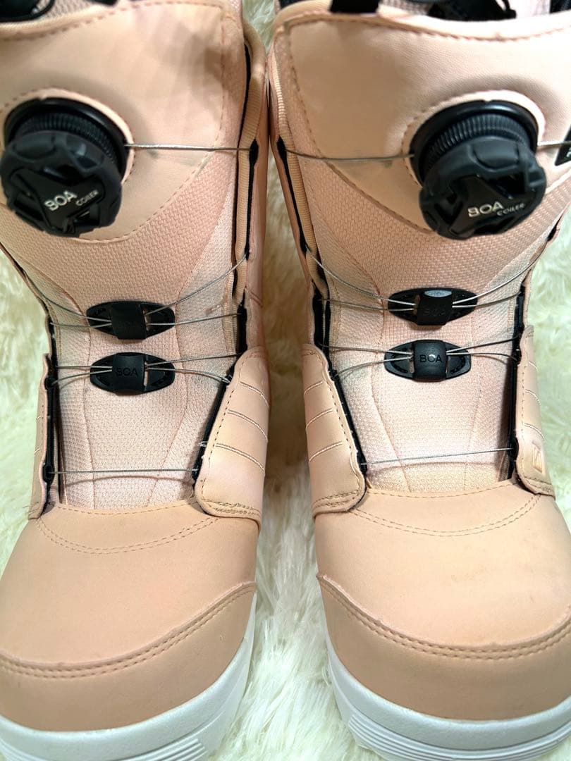 週末限定！SALOMONPEARLBOA パールボア24ピンクスノーボードブーツ