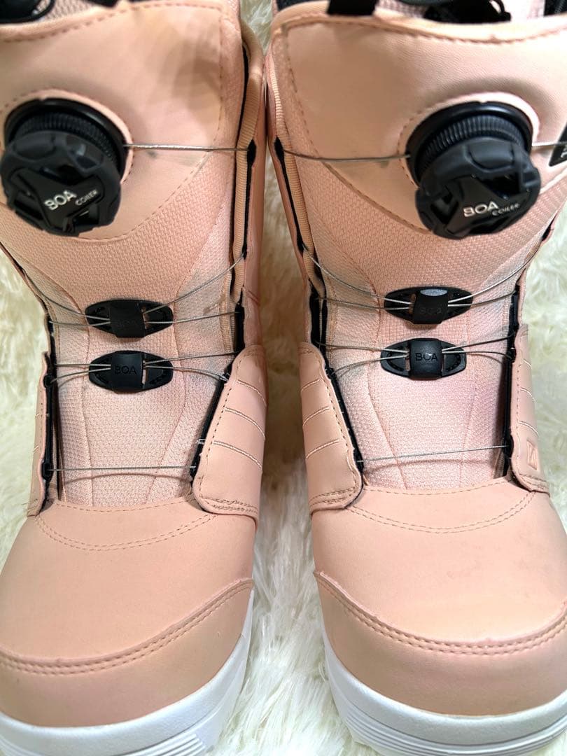 週末限定！SALOMONPEARLBOA パールボア24ピンクスノーボードブーツ