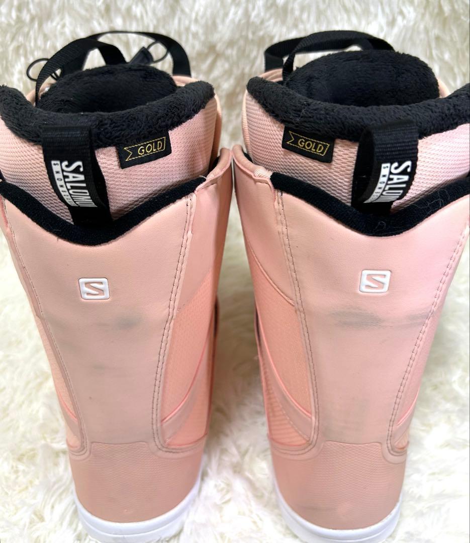週末限定！SALOMONPEARLBOA パールボア24ピンクスノーボードブーツ