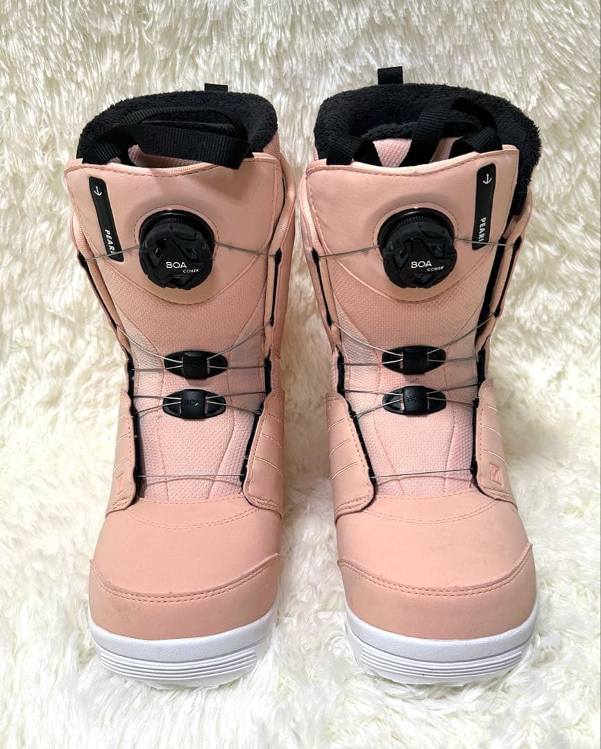 週末限定！SALOMONPEARLBOA パールボア24ピンクスノーボードブーツ