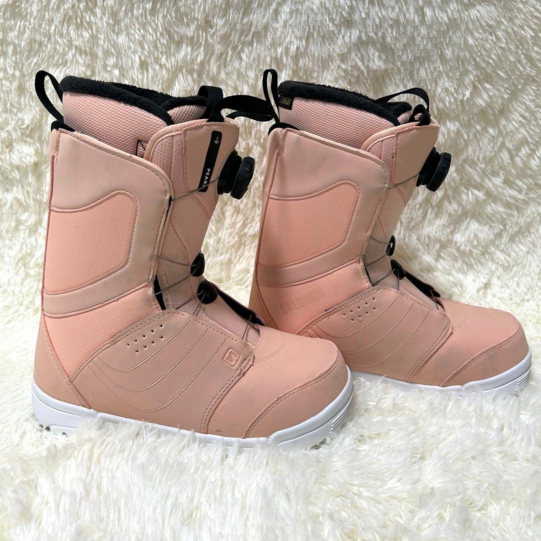 週末限定！SALOMONPEARLBOA パールボア24ピンクスノーボードブーツ