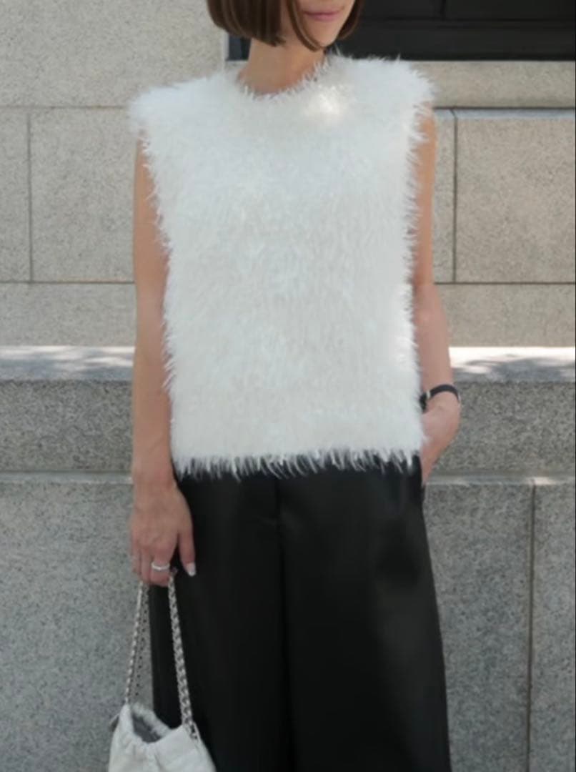 新品タグ付き★heve Tinker Knit white