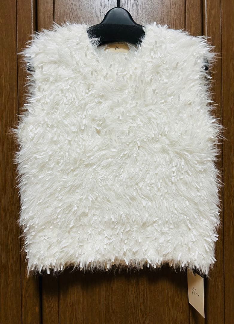 新品タグ付き★heve Tinker Knit white