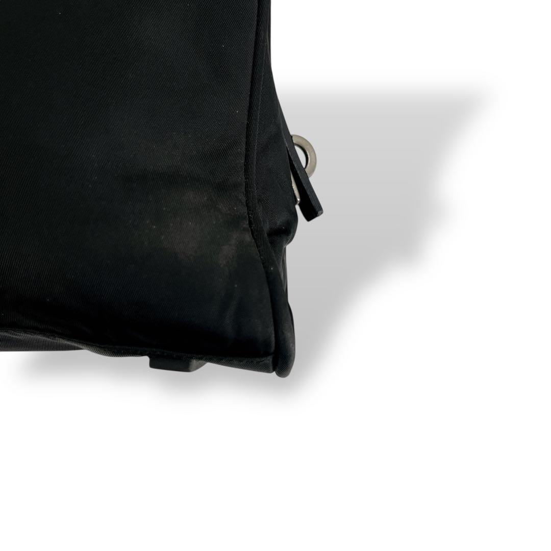 PRADA ハンドバッグ　三角ロゴ　トートバッグ　黒　テスートナイロン　y2k