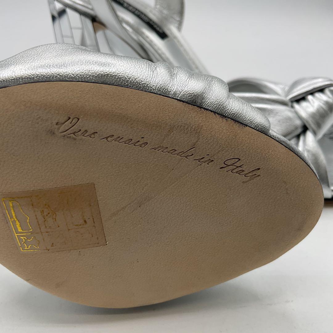 ドルチェ＆ガッバーナ D＆Ｇ サンダル シルバー 22〜22.5 箱付