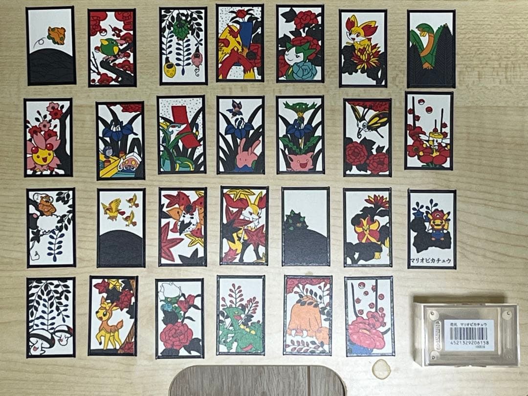 マリオピカチュウ　花札　ポケモン