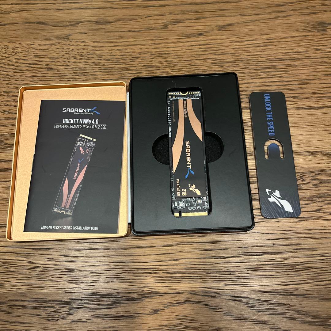 SABRENT Rocket 2TB NVME SSD最大5500MB/秒