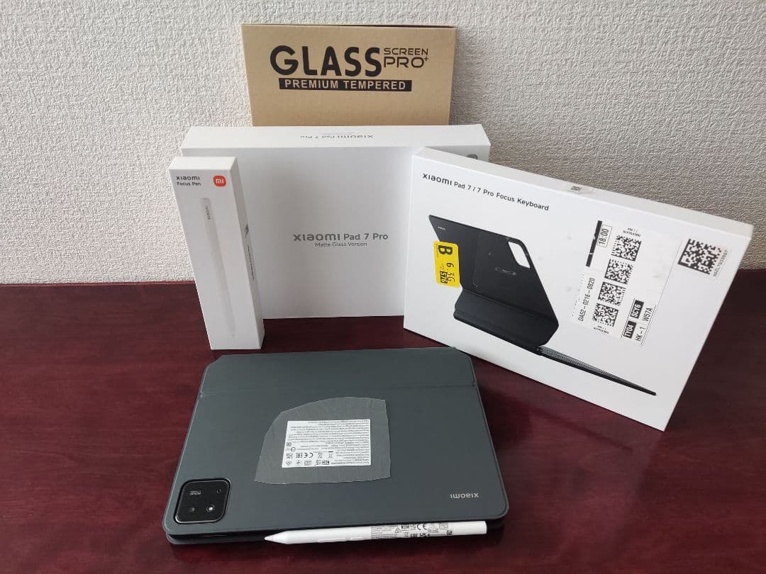 Androidタブレット本体 Xiaomi Pad 7 Pro (Mate Glass)12 / 512 GB