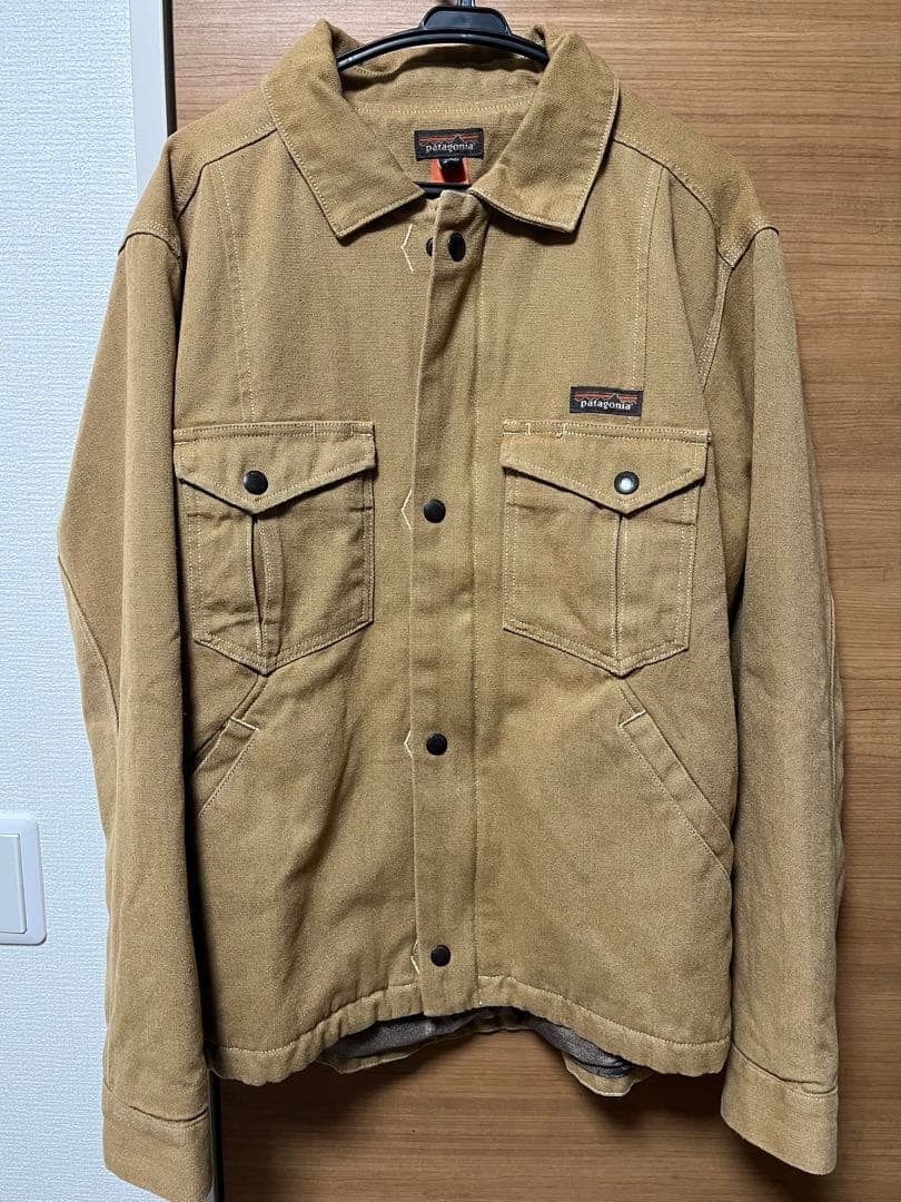 patagonia アイアンフォージヘンプキャンバスランチジャケット　ブラウンM