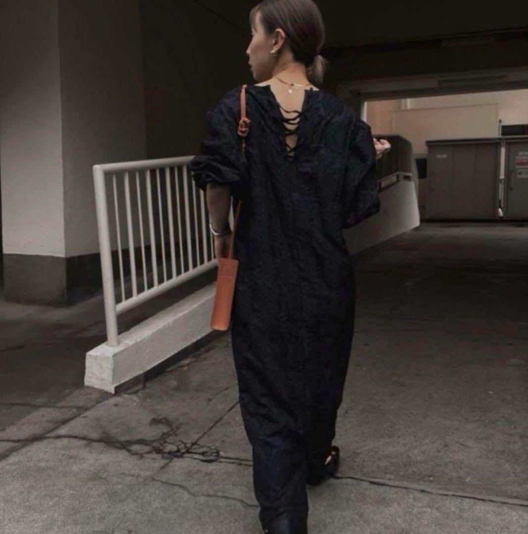 ameri vintage フラワージャガードワンピース　ドレス