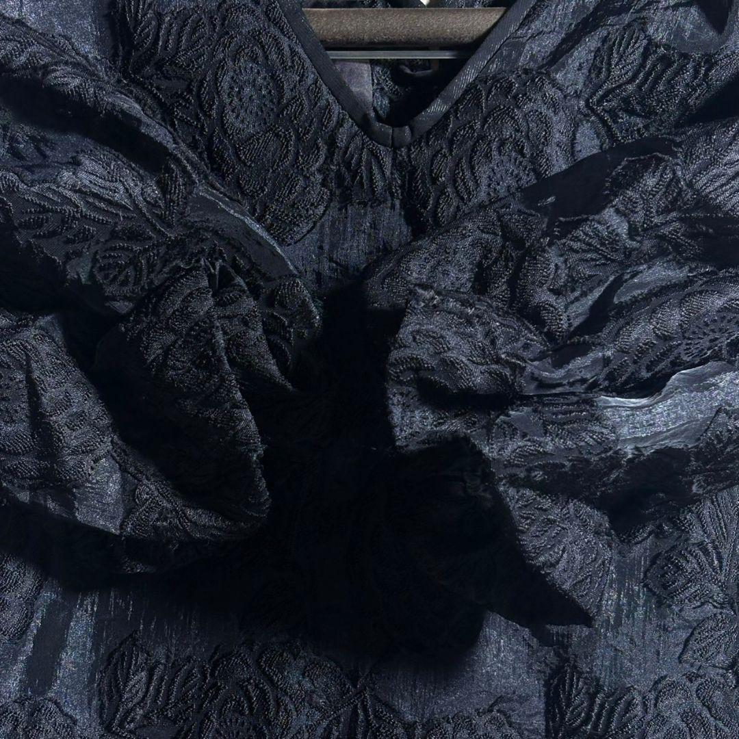 ameri vintage フラワージャガードワンピース　ドレス