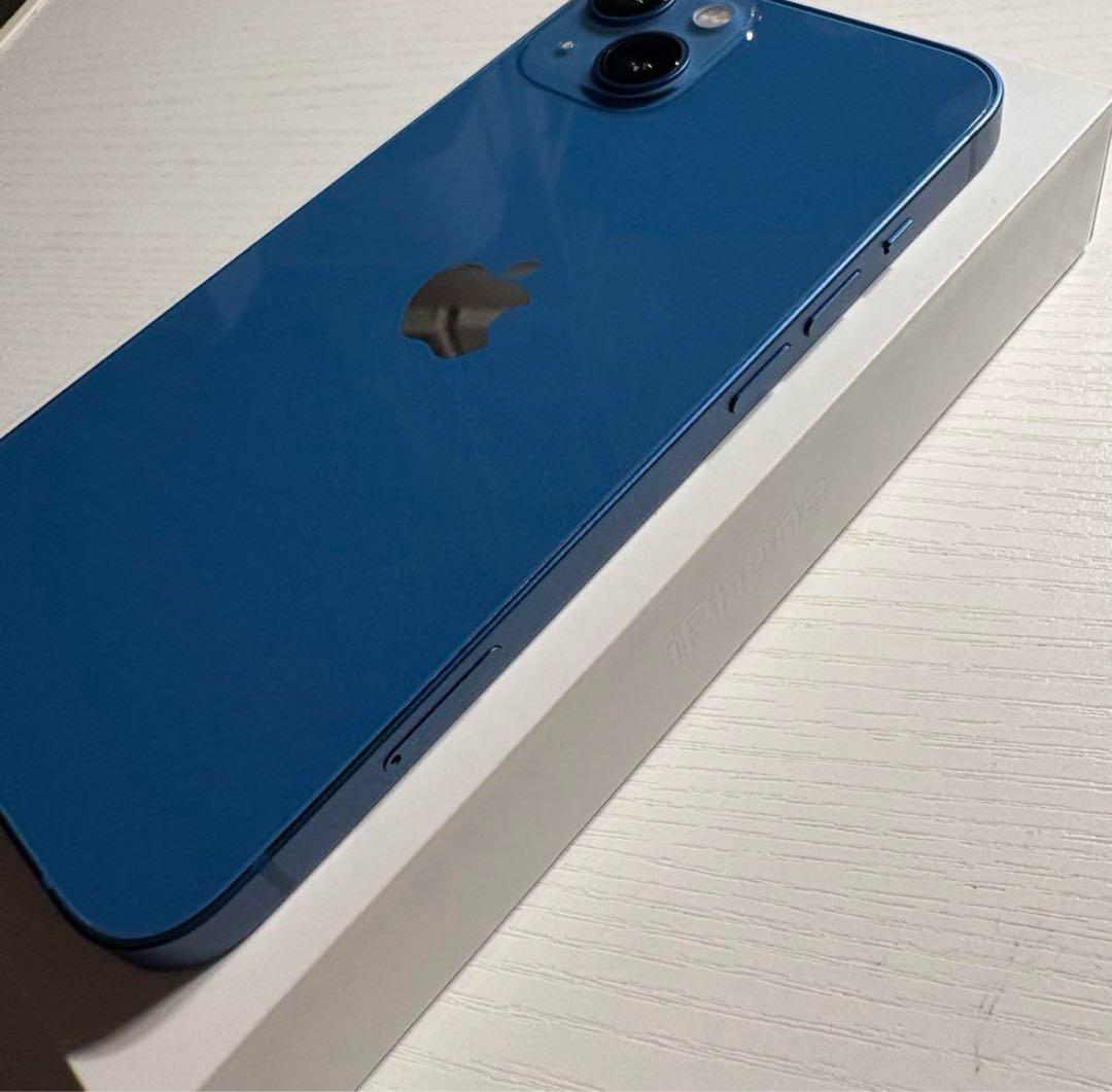 iPhone13 128GB ブルー SIMフリー 極美品
