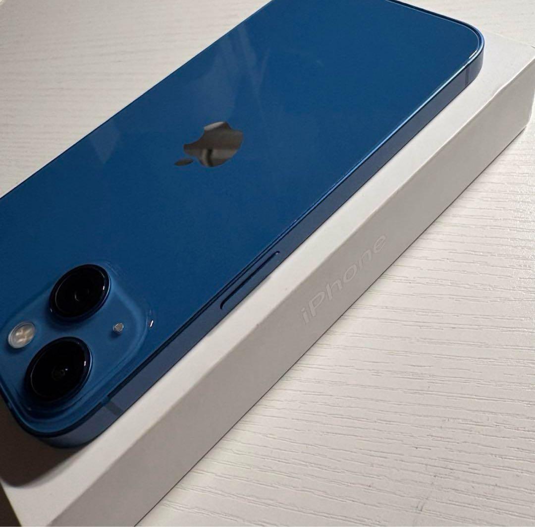 iPhone13 128GB ブルー SIMフリー 極美品