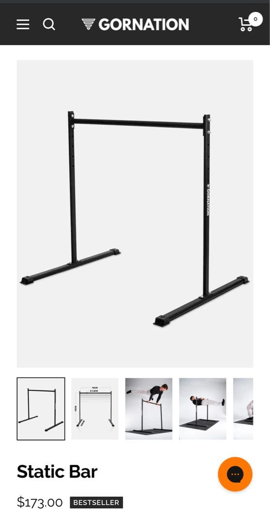 輸入品【GORNATION】Static Bar スタティックバー 懸垂バー