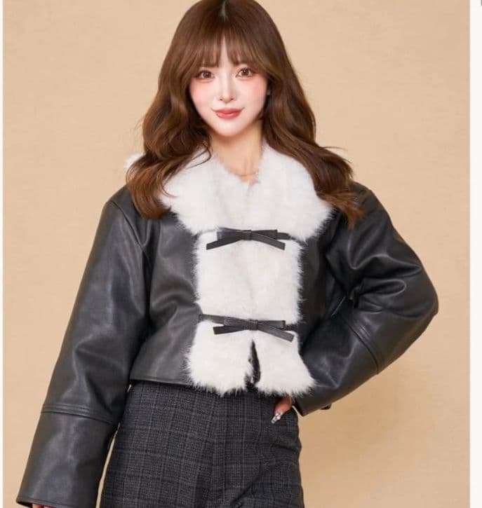 Darich リボンベルトヴィンテージレザージャケット