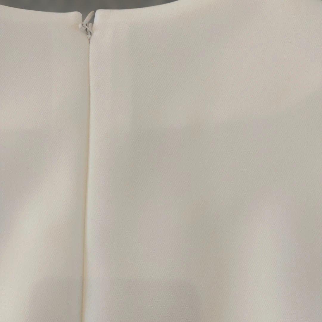 FFです！一度着用ボーダーズアットバルコニー フリルツイルトップス　38