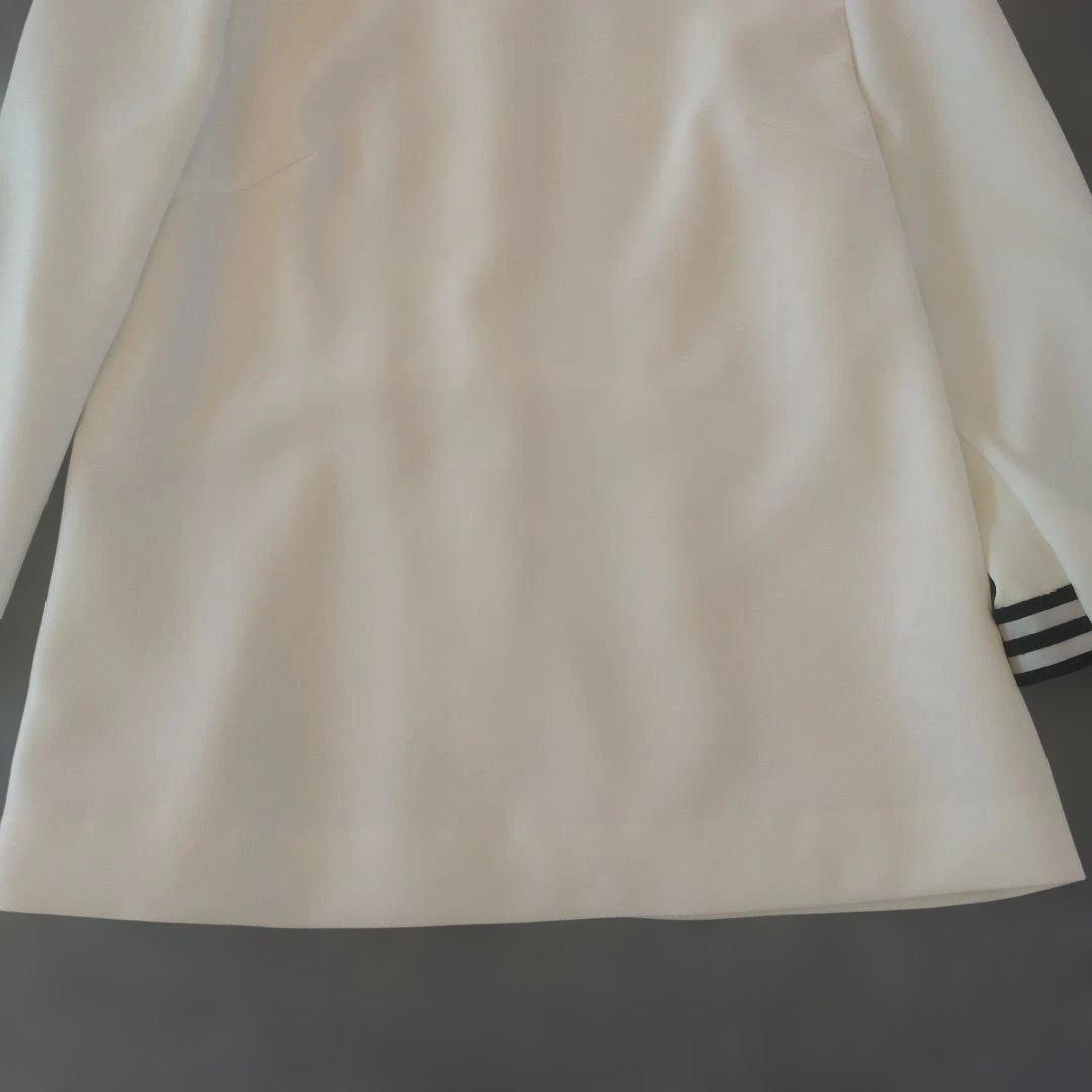 FFです！一度着用ボーダーズアットバルコニー フリルツイルトップス　38