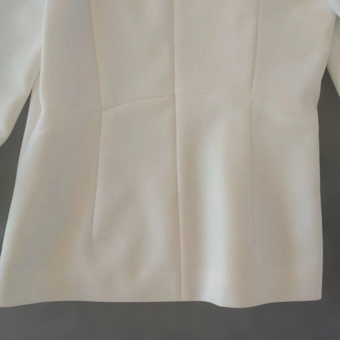 FFです！一度着用ボーダーズアットバルコニー フリルツイルトップス　38