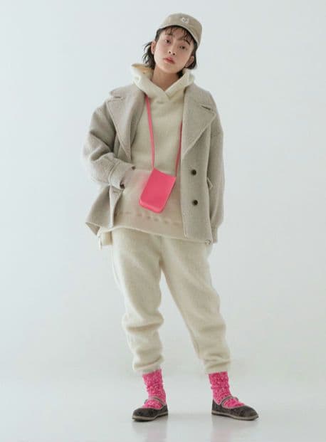 nest Robe ウール裏毛起毛パーカー