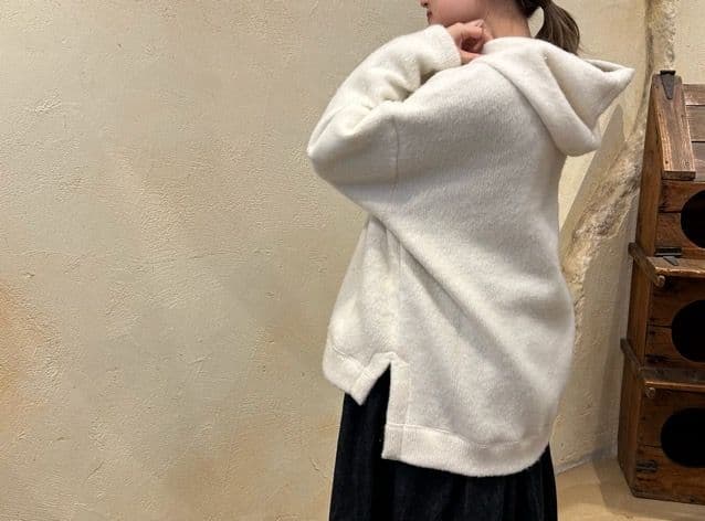 nest Robe ウール裏毛起毛パーカー