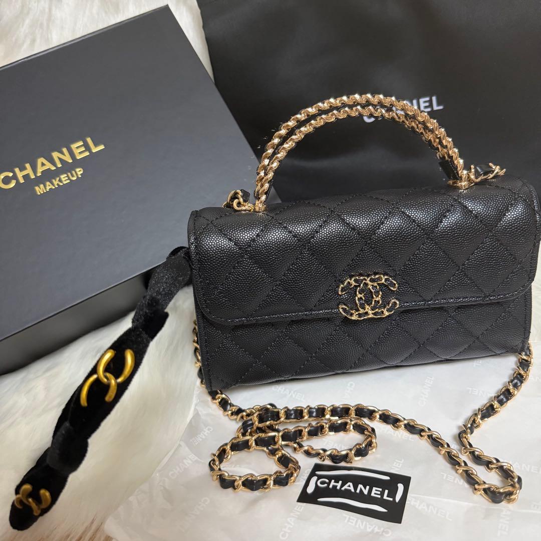 【*迎様 CHANEL make up ノベルティ　チェーンショルダーバッグ