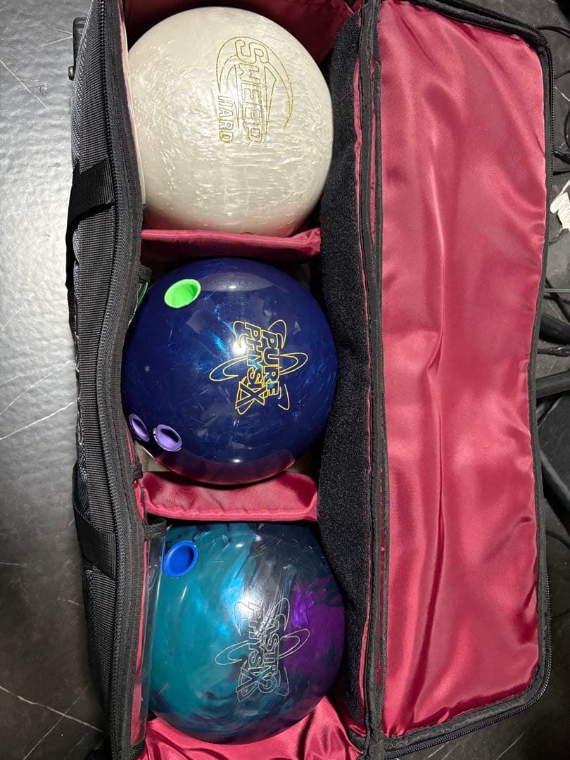 ボウリングボール3個セット Oakley3ボールキャリー