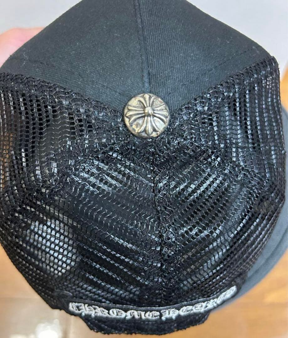 CHROME HEARTS ブラック 帽子 メッシュキャップ
