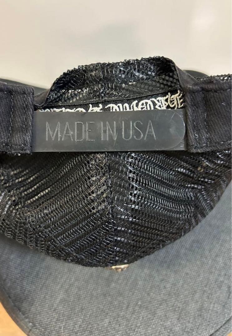 CHROME HEARTS ブラック 帽子 メッシュキャップ