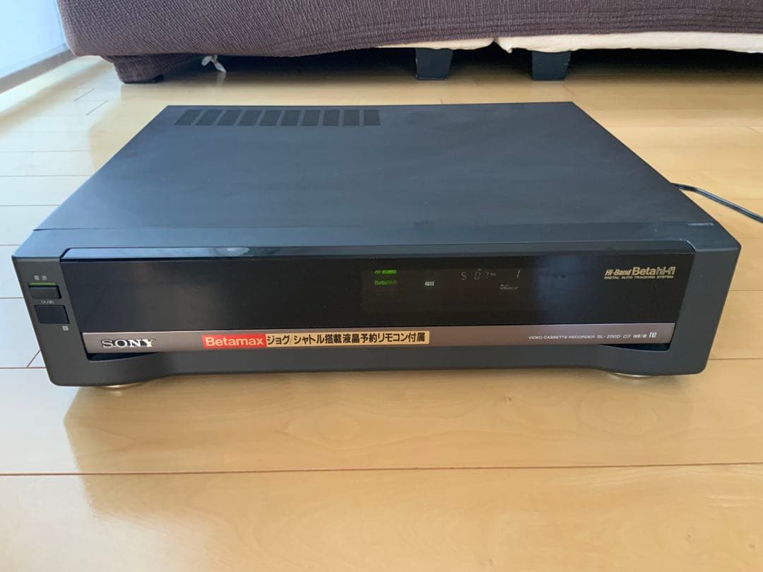 SONY HI-BAND ベータ　ビデオデッキ SL-200D